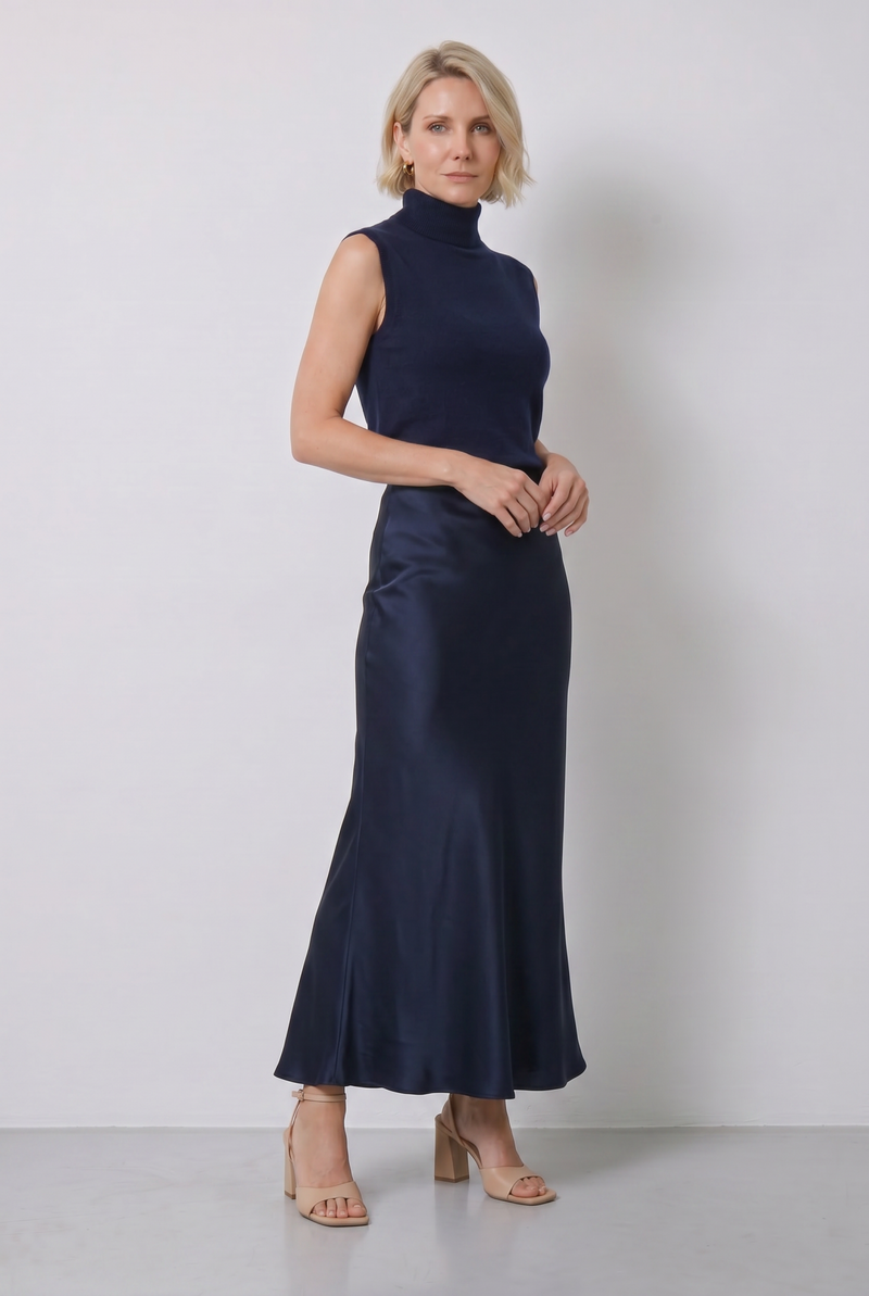 Swing Skirt | Navy