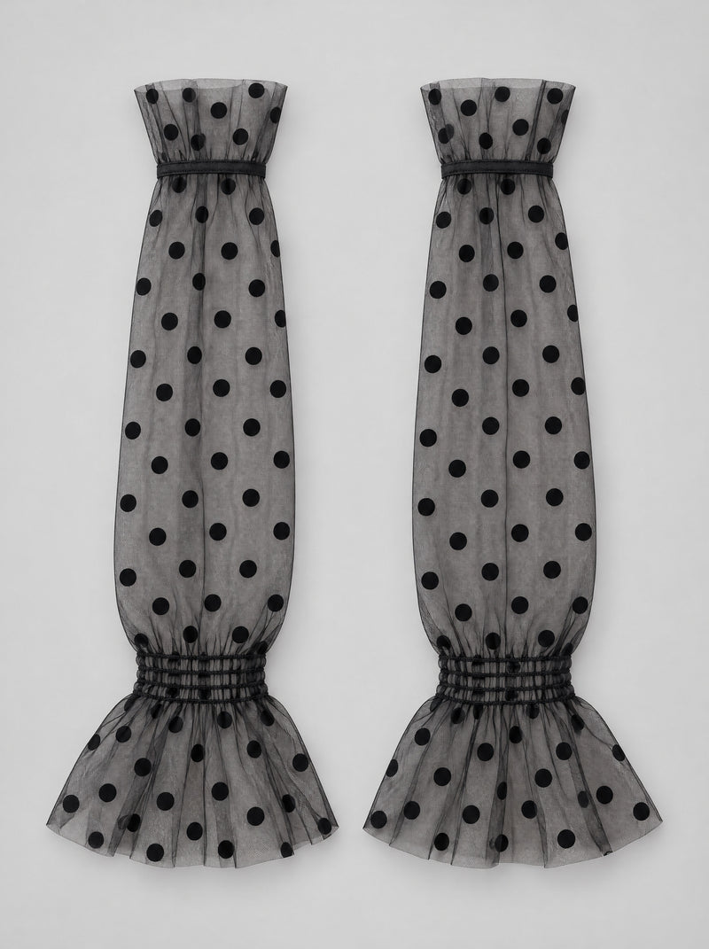 Dotty Sleeves | Black