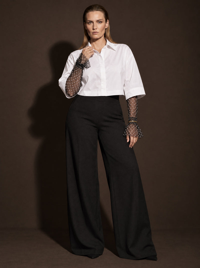 Dotty Sleeves | Black/White