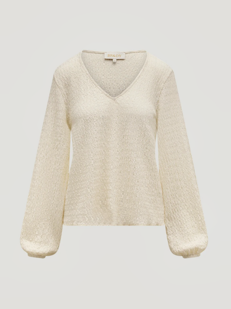 April Blouse | Ecru