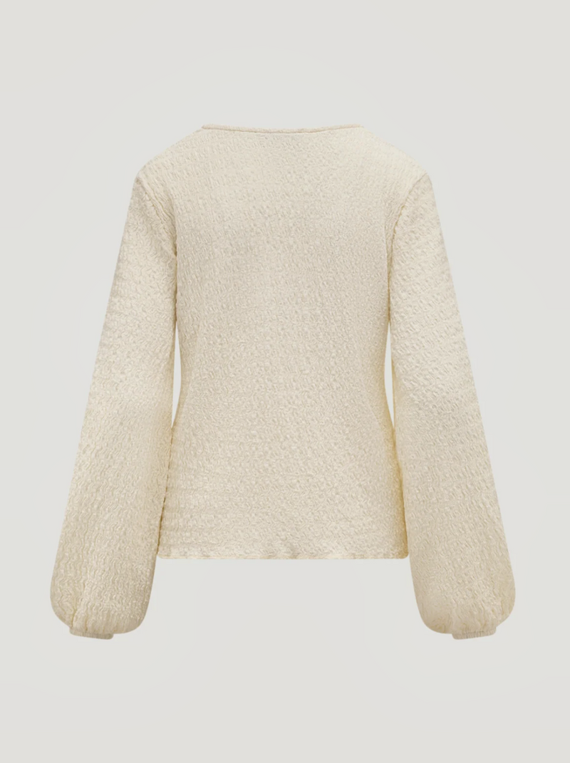 April Blouse | Ecru