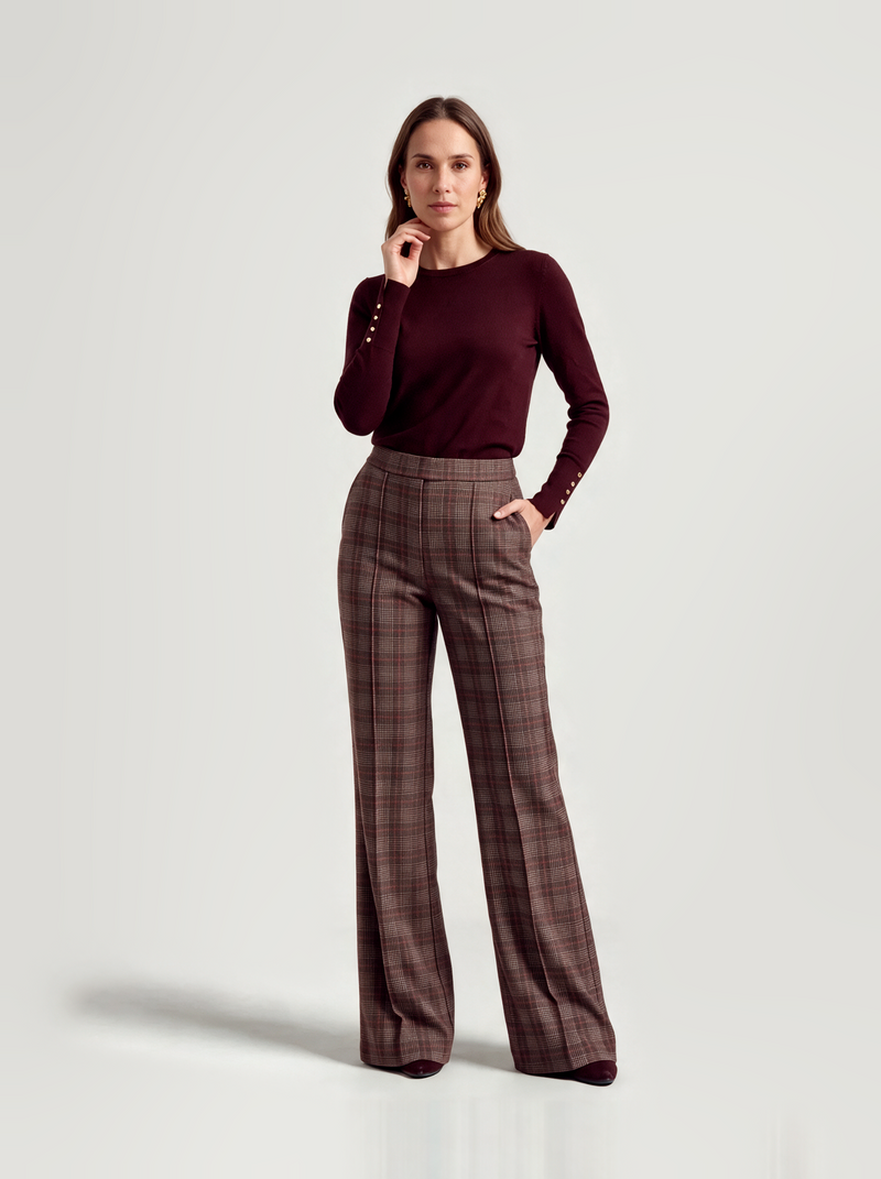 Belle Top | Burgundy