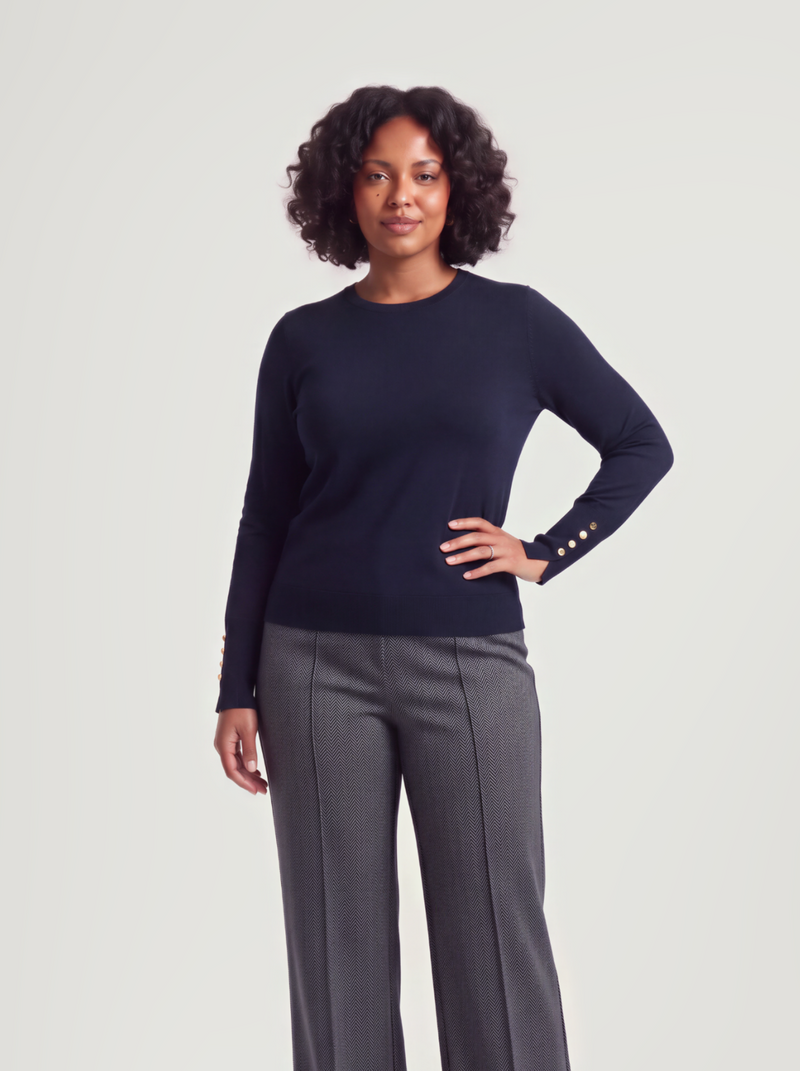 Belle Top | Navy