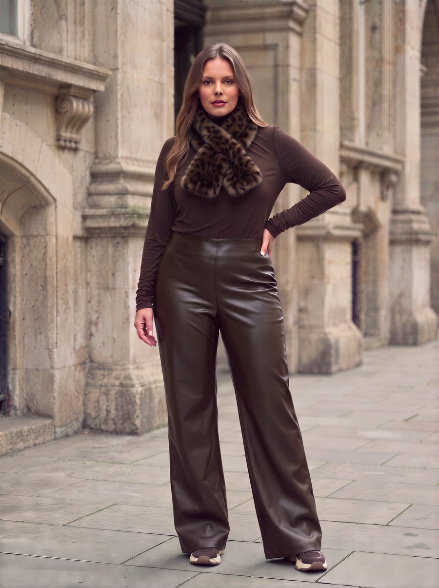 Fire Top | Brown met Olivia Pants | Brown