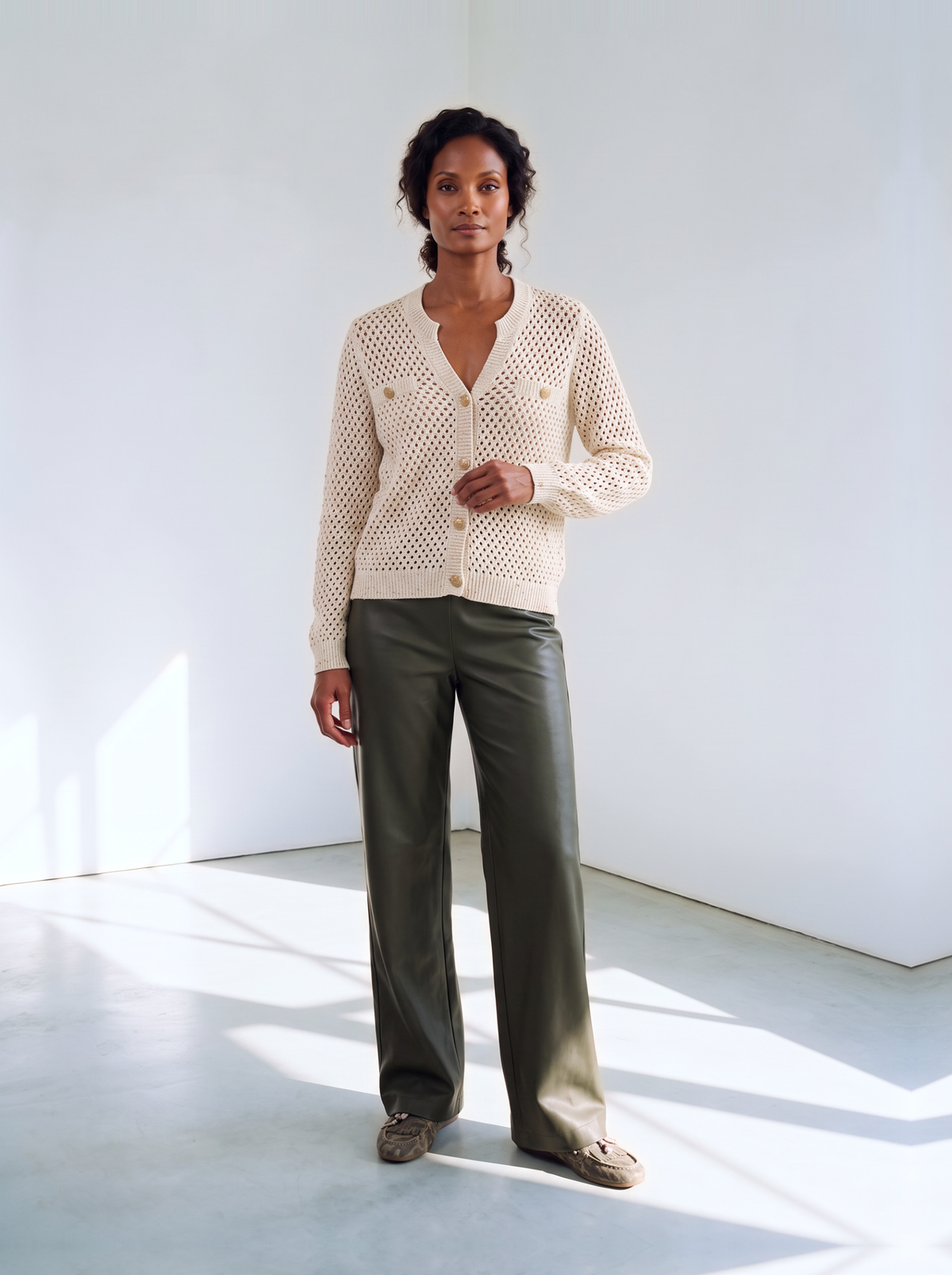 Donna Cardigan Ecru