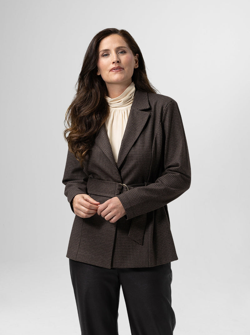 Faya Blazer | Brown