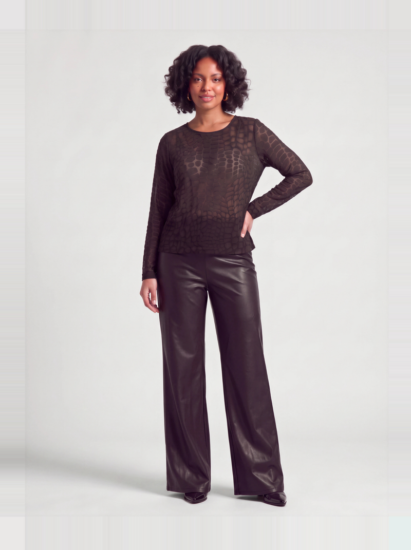 Ivy Top | Brown