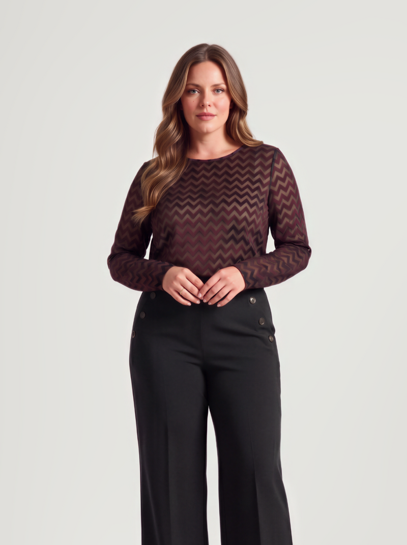 Ivy Top | Burgundy
