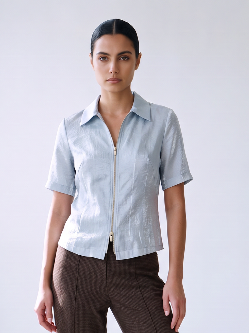 Ize Blouse | Light Blue
