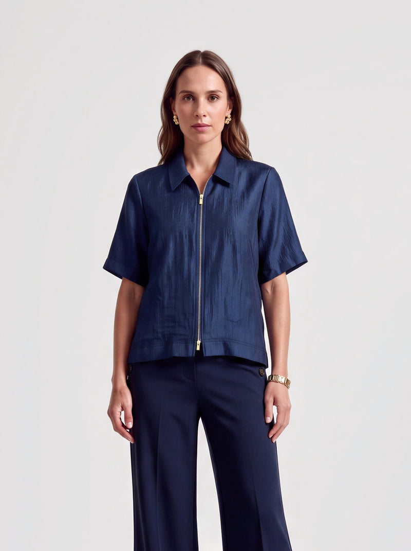 Ize Blouse | Navy