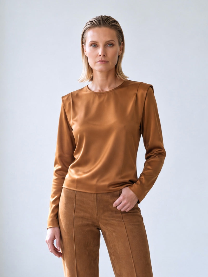 Mary Blouse | Burned Orange