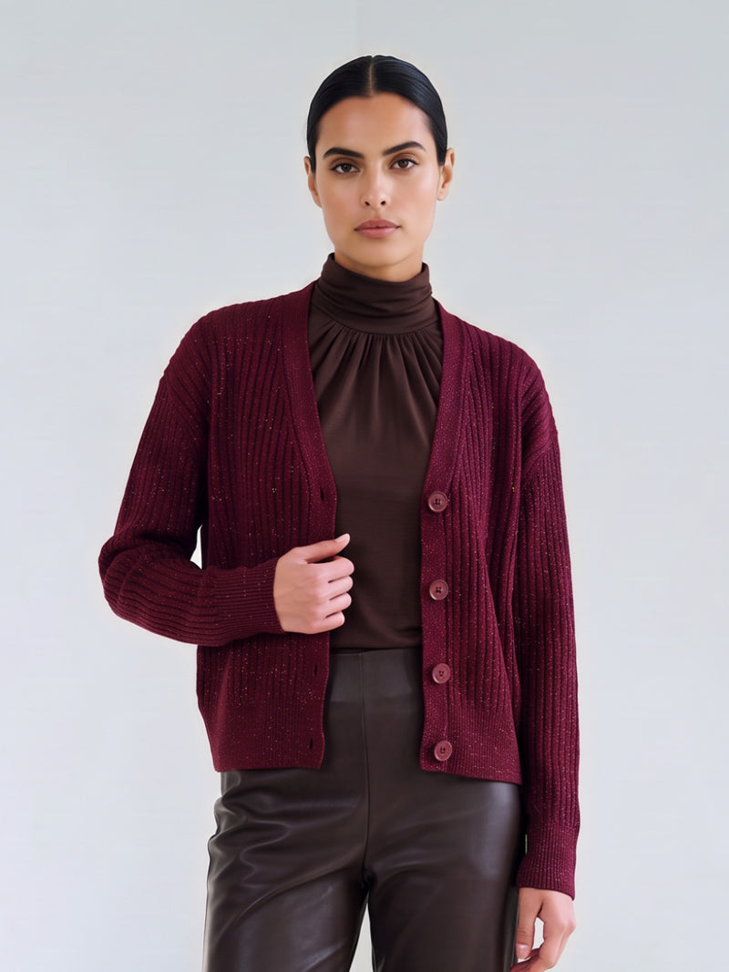 Rosie Cardigan | Burgundy