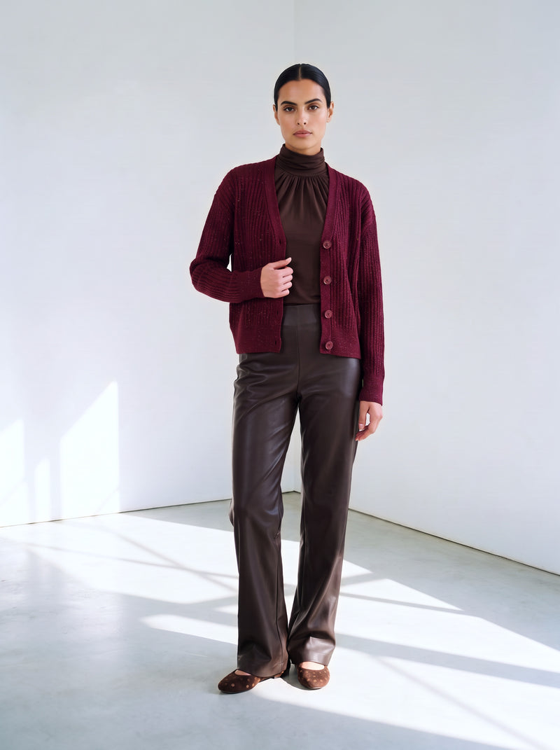 Rosie Cardigan | Burgundy