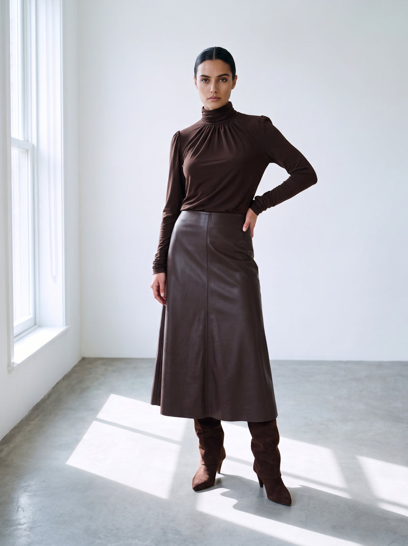 Sky Skirt | Brown