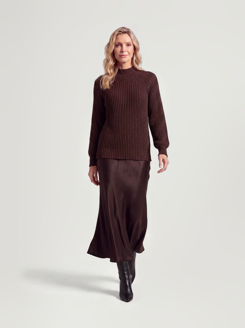 Swing Skirt | Brown