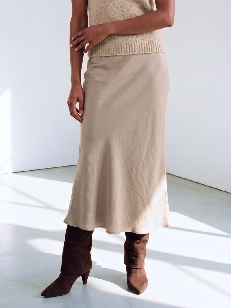 Swing Skirt | Gold