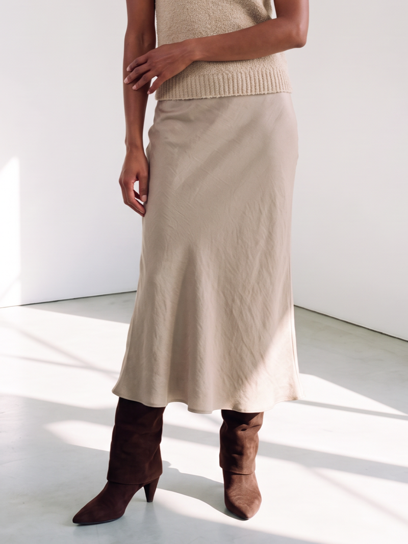 Swing Skirt | Gold