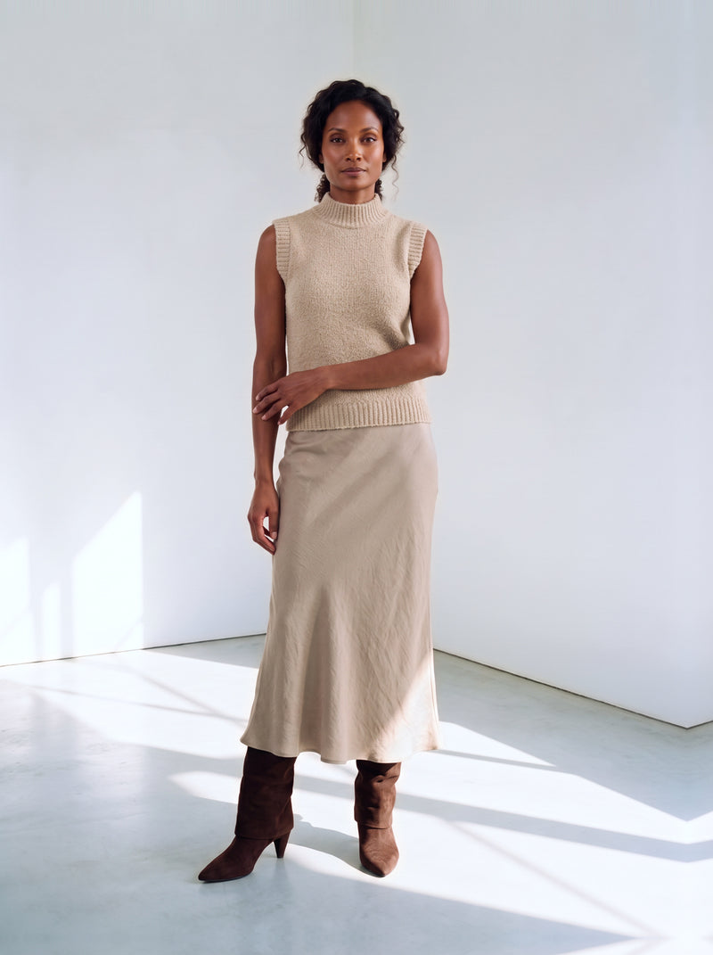 Swing Skirt | Gold