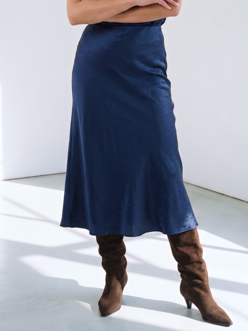 Swing Skirt | Navy