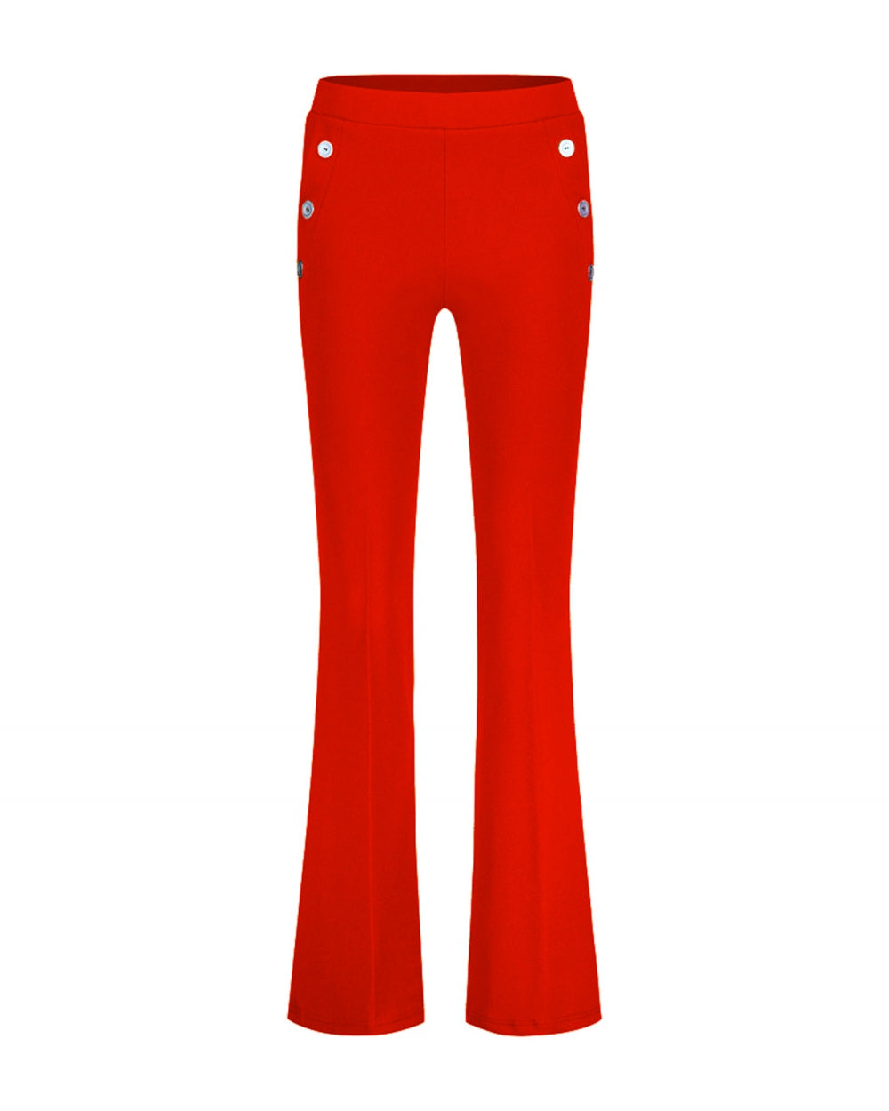 Flared store pants rood