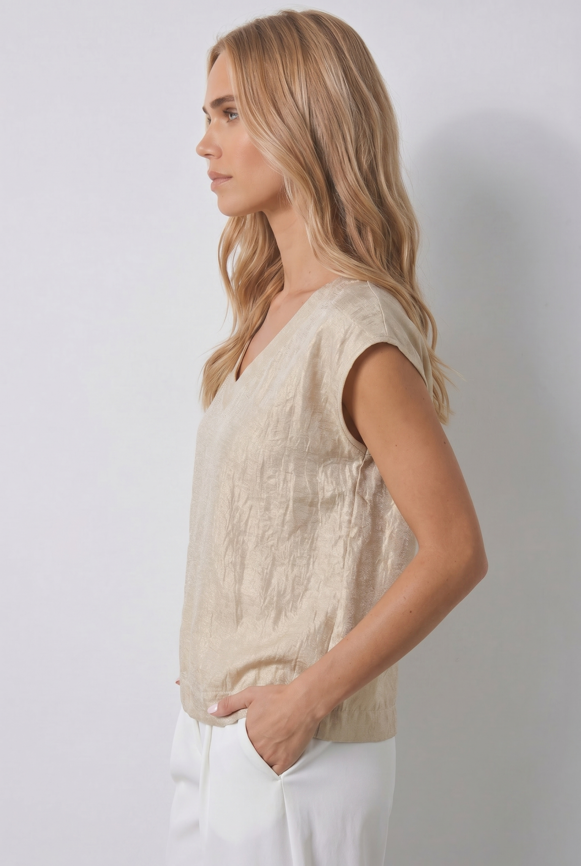 Fauve Top | Gold
