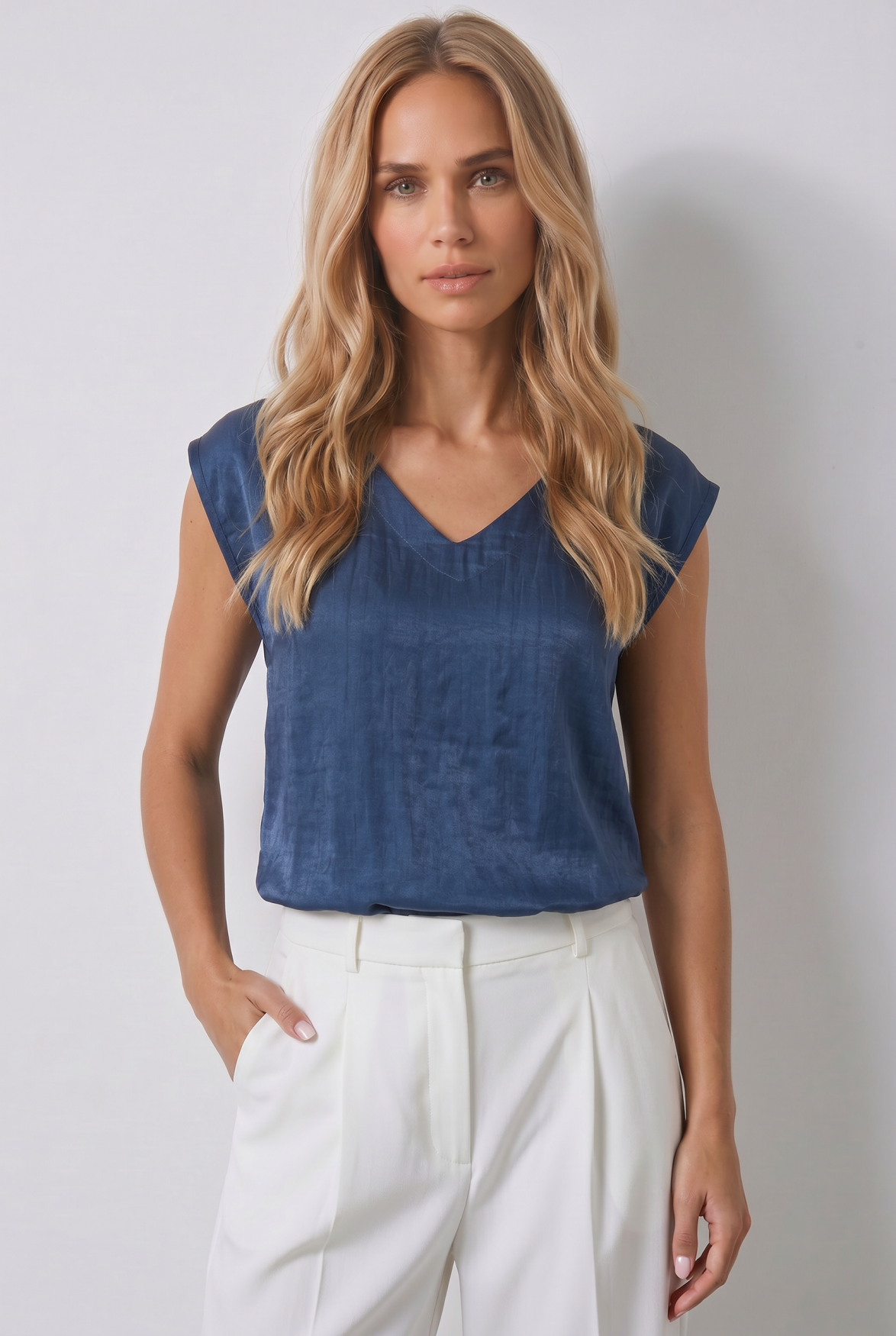 Fauve Top | Navy