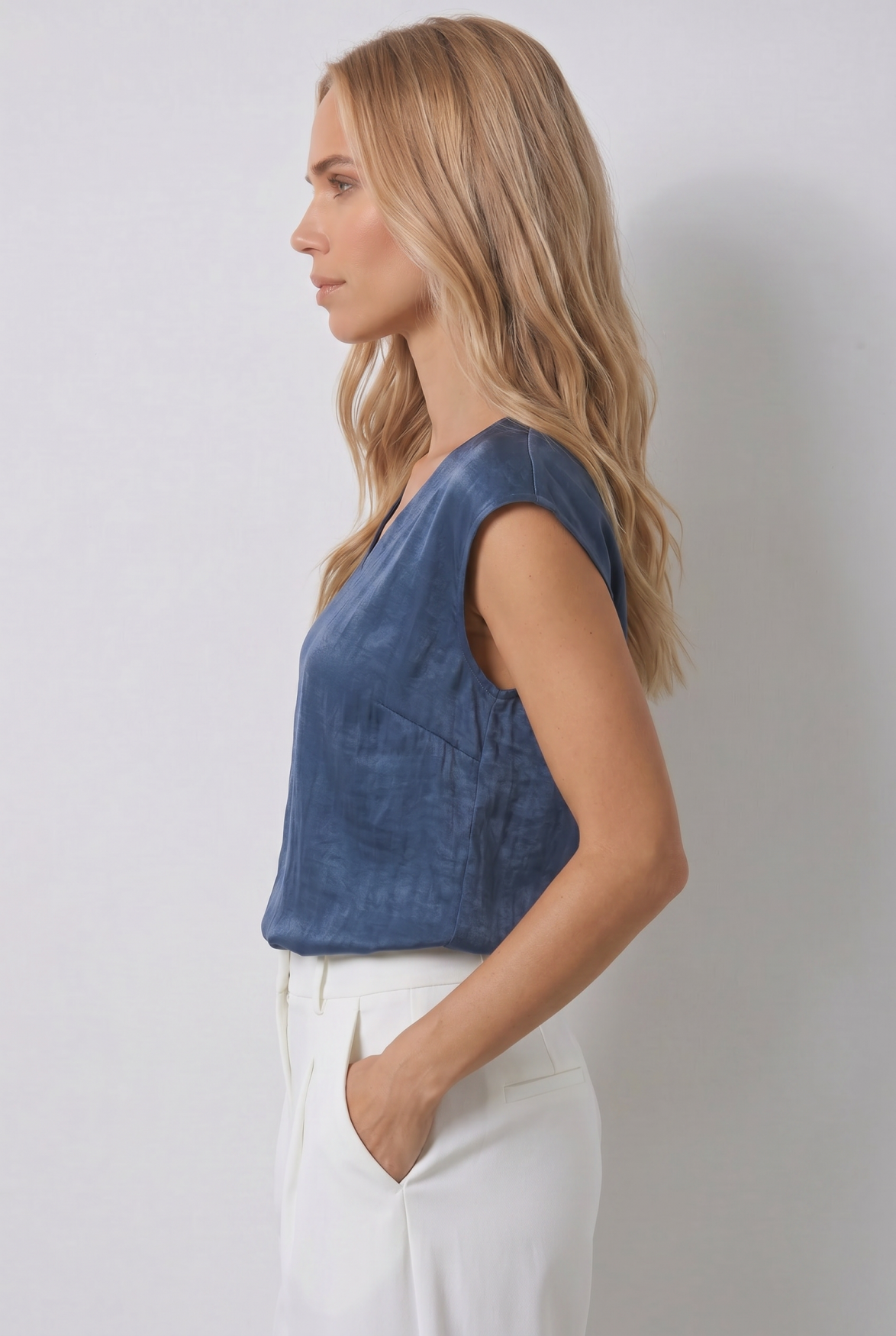 Fauve Top | Navy