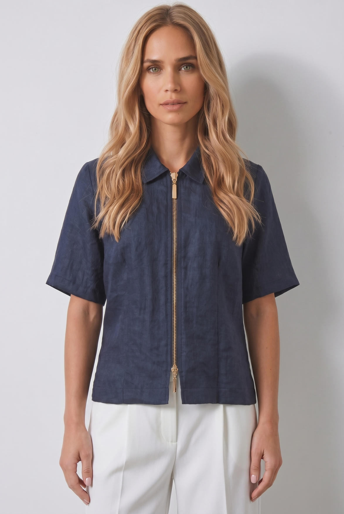 Ize Blouse | Navy