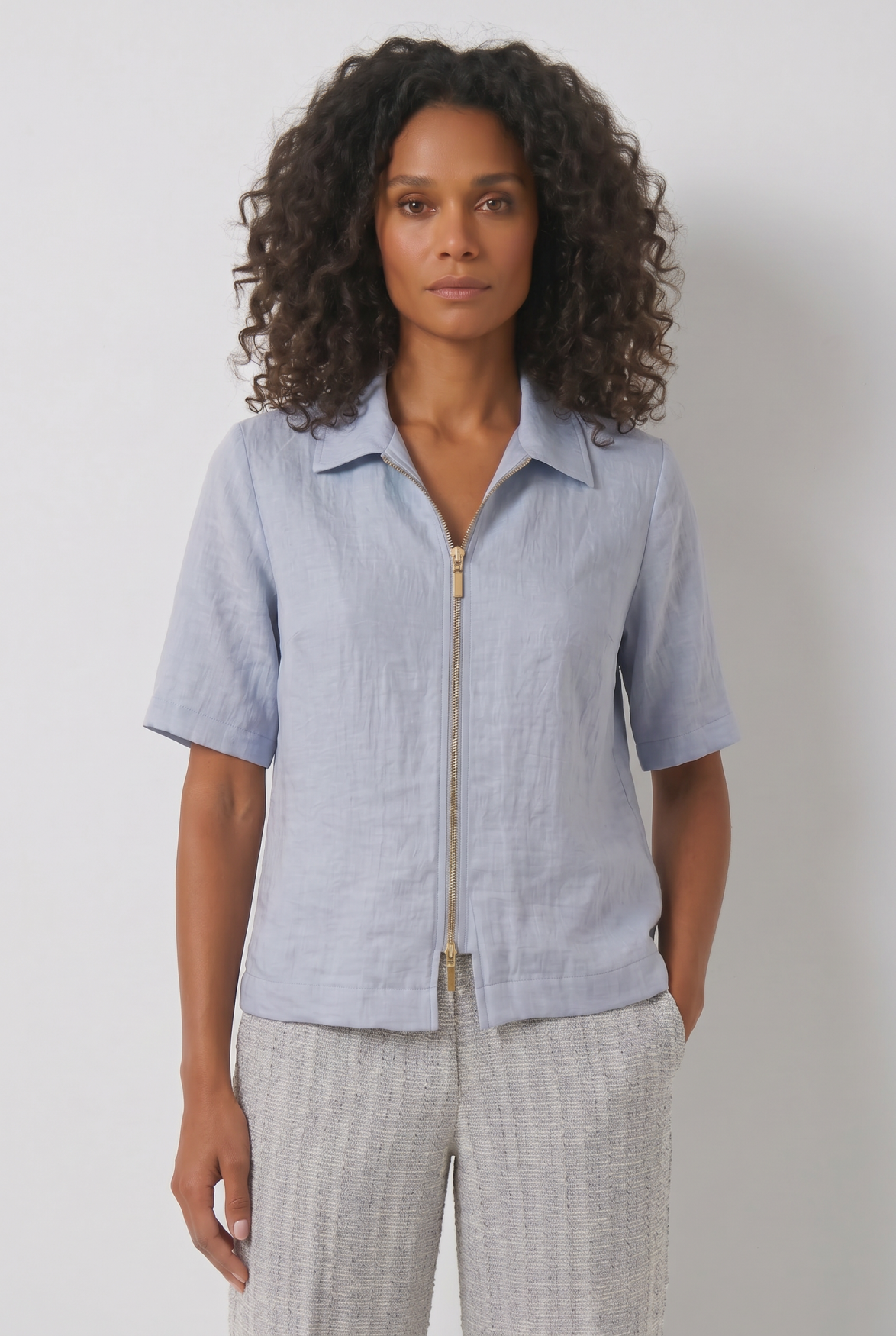 Ize Blouse | Light Blue