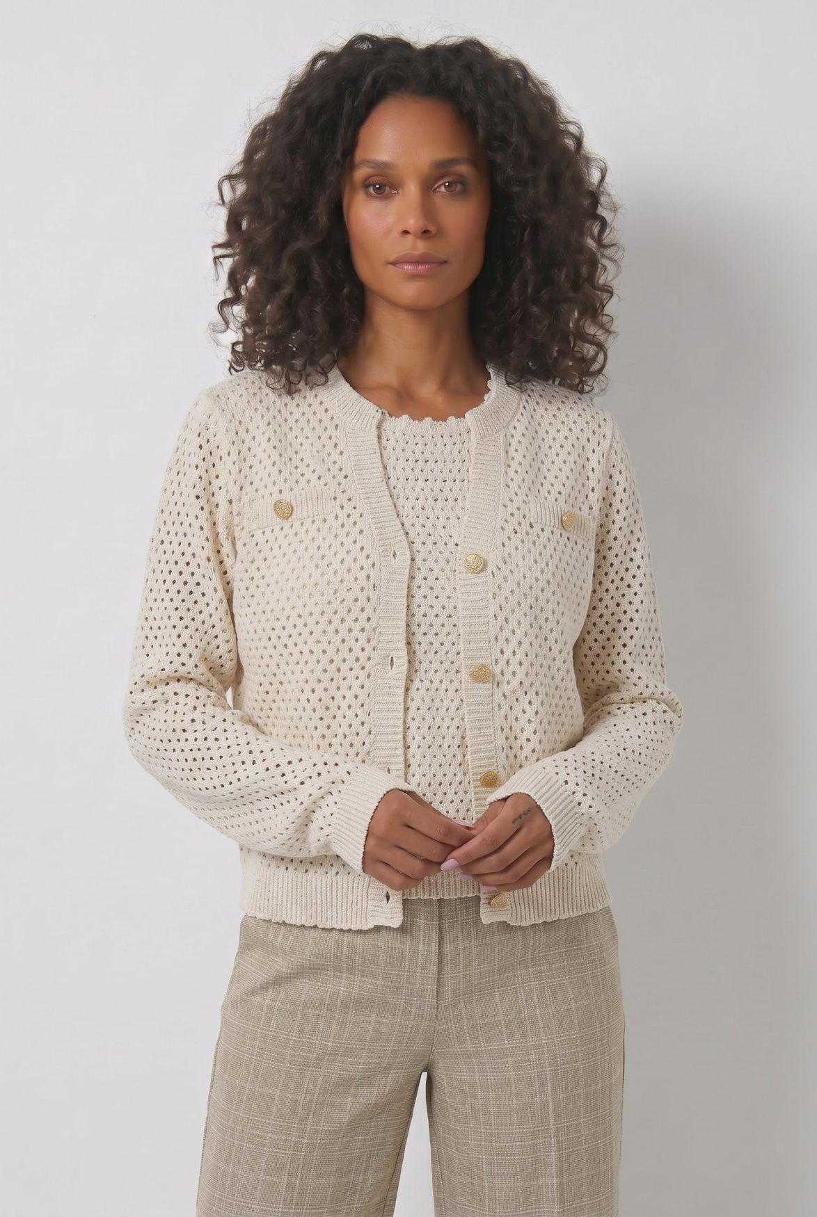 Donna Cardigan | Ecru