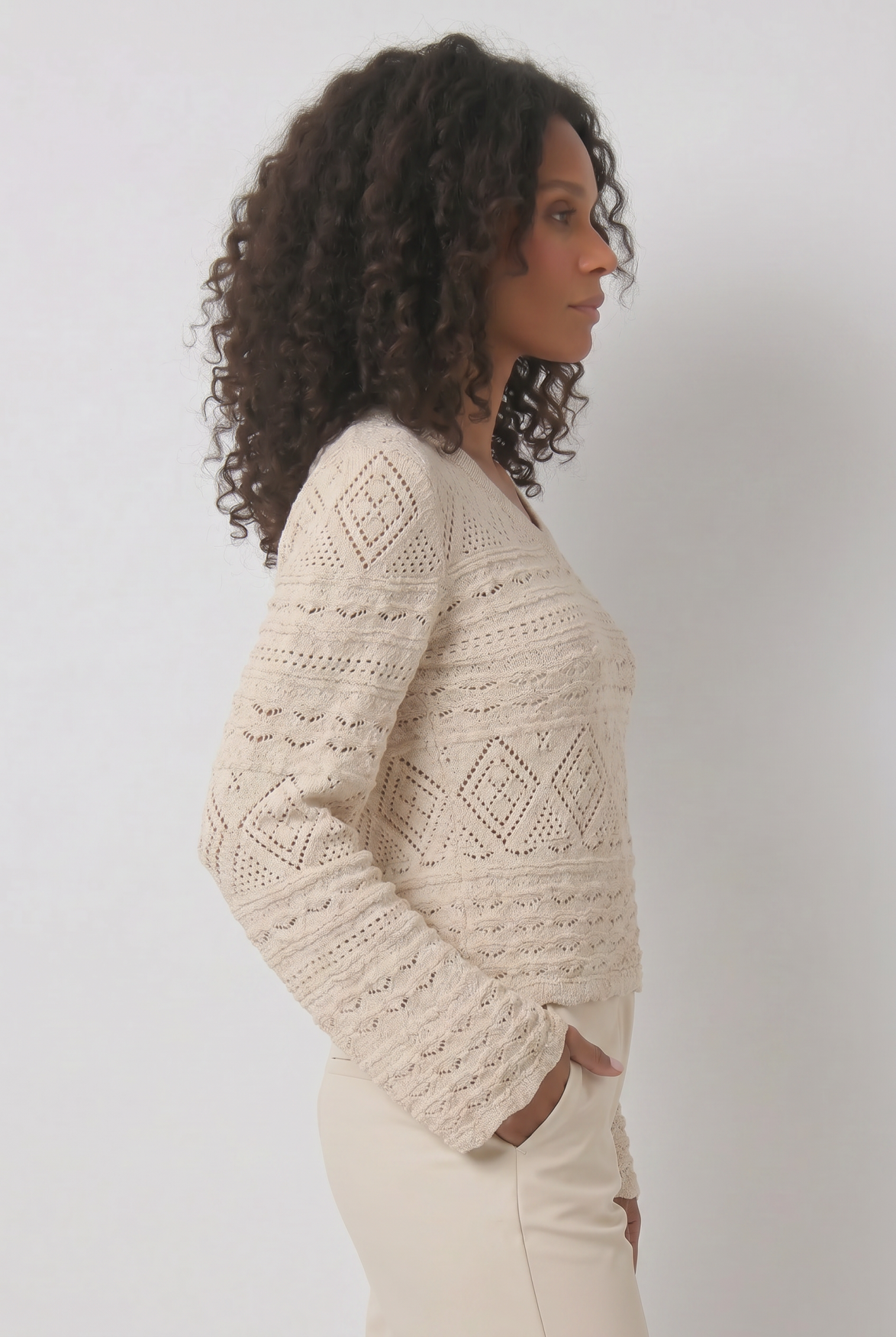 Bizou Knit | Beige