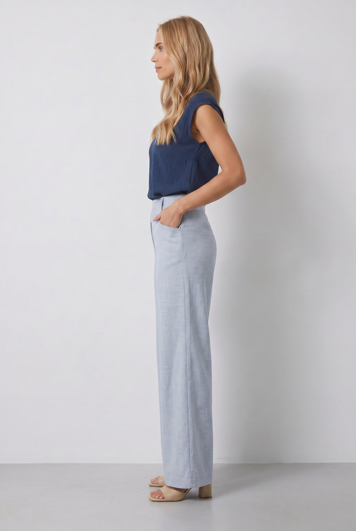 Mila Pants | Light Blue
