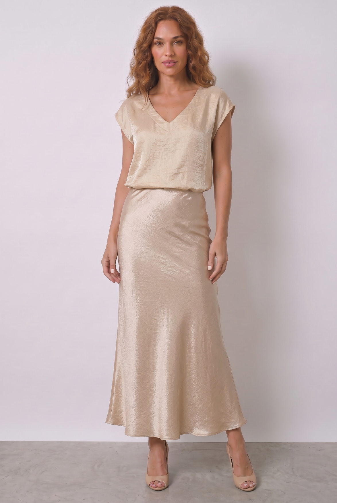 Swing Skirt | Gold