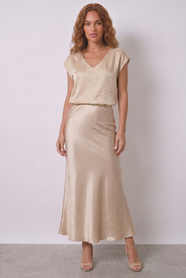Swing Skirt | Gold