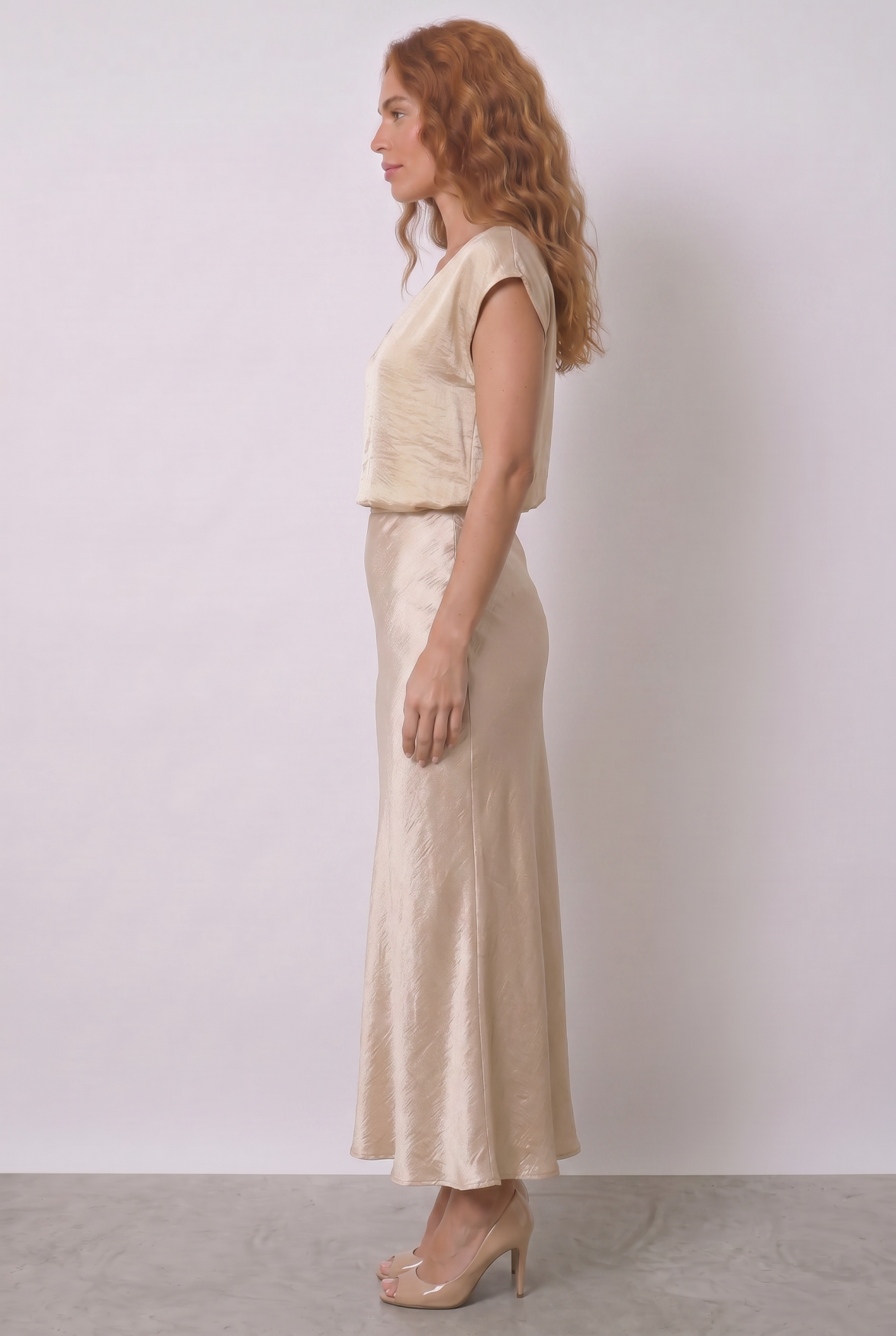 Swing Skirt | Gold