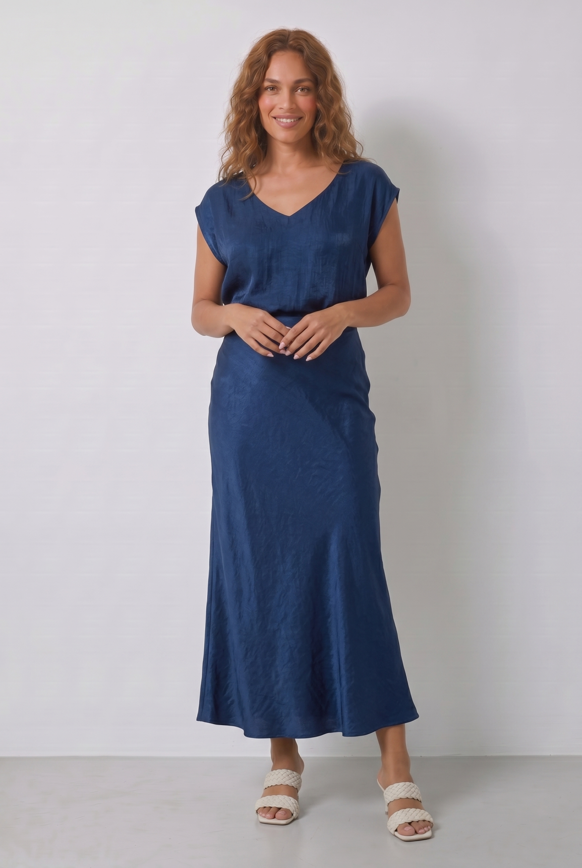 Swing Skirt | Navy