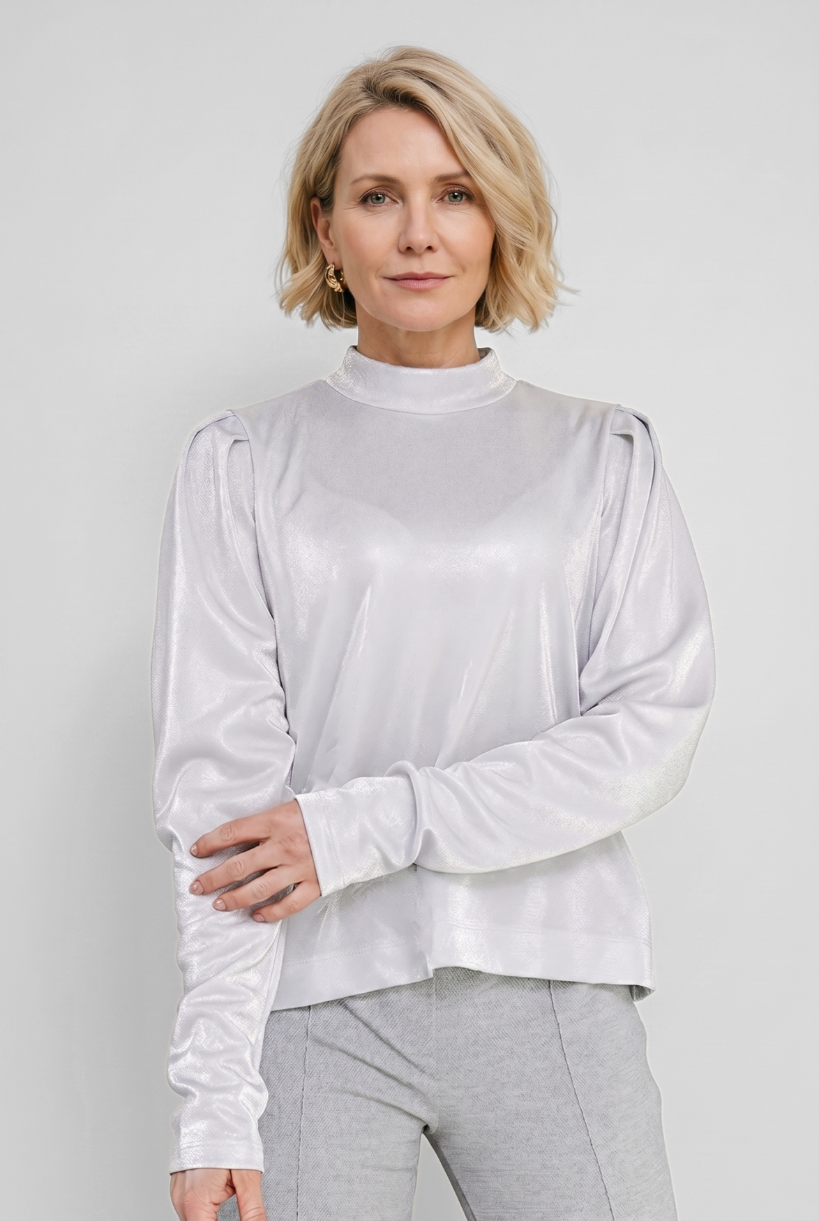 Lana Top | Silver