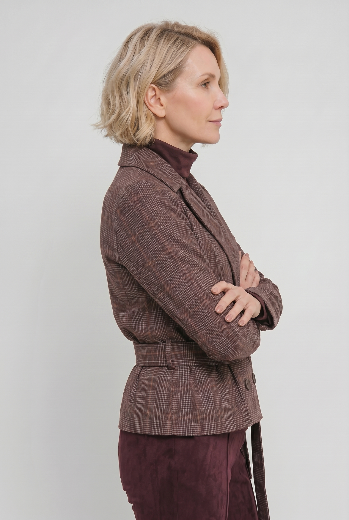 Mary Jacket | Burgundy