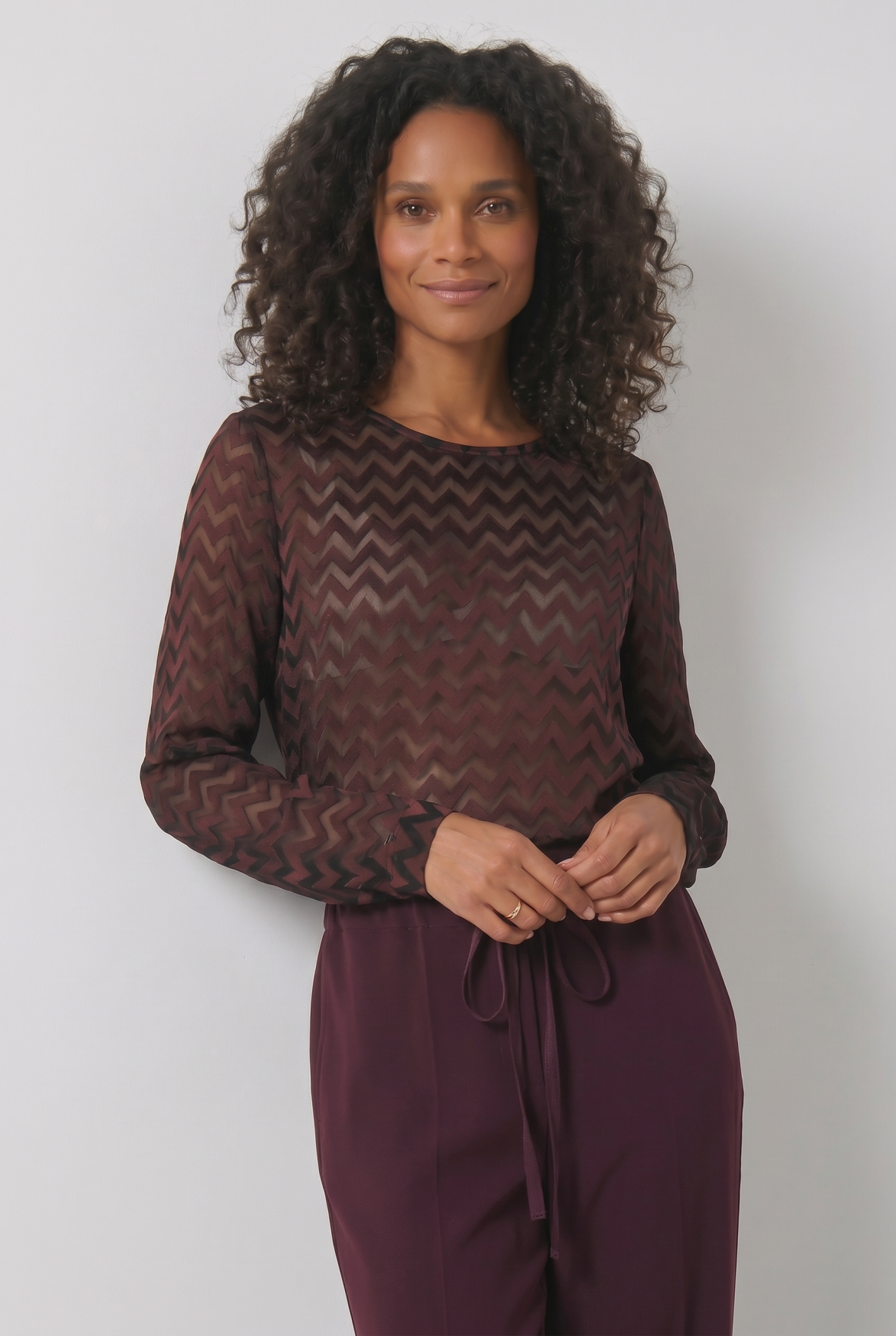 Ivy Top | Burgundy