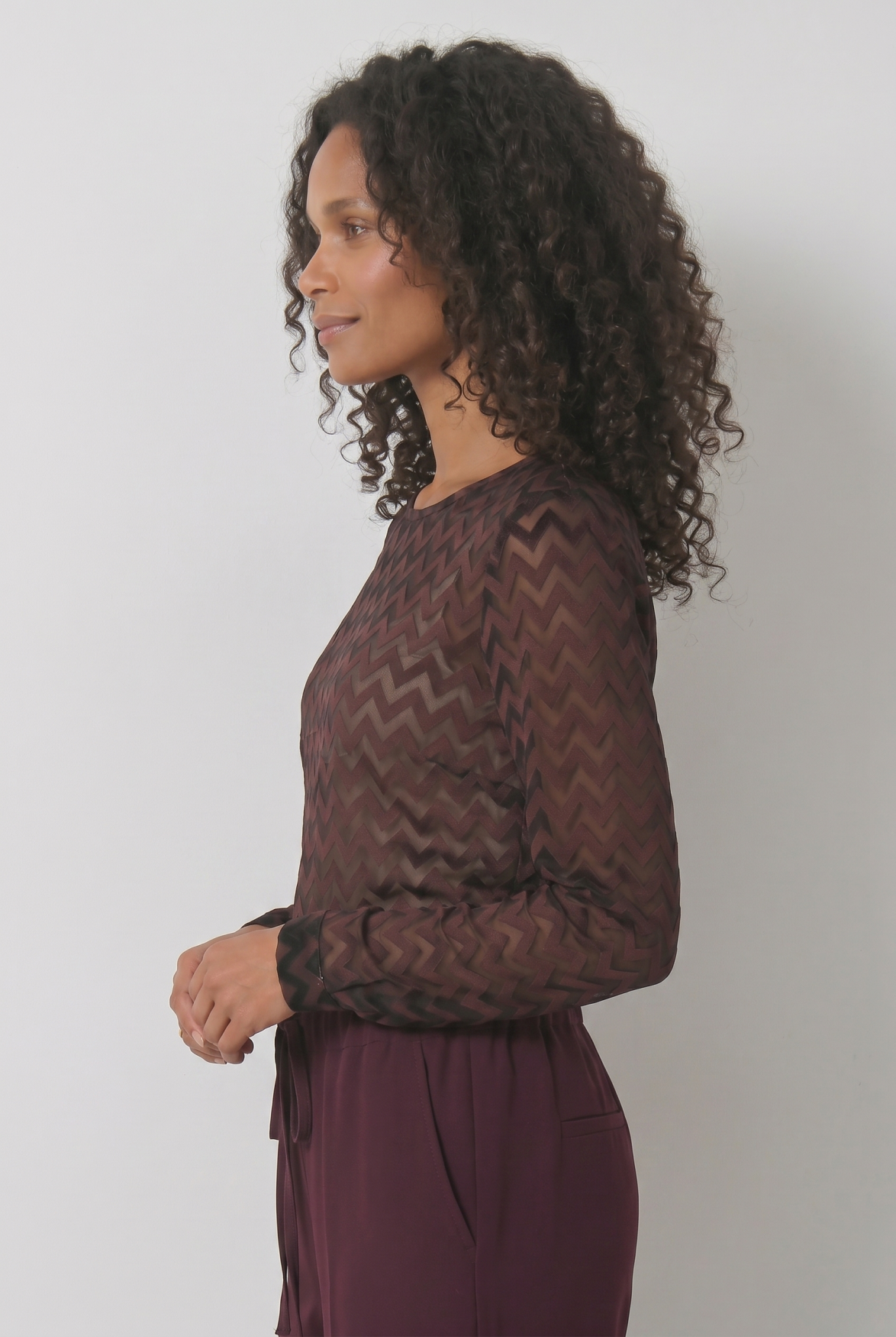 Ivy Top | Burgundy