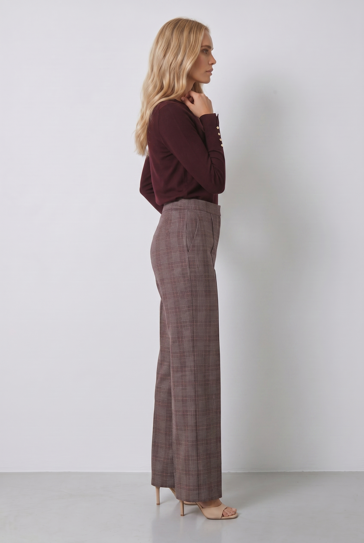 Star Pants | Burgundy