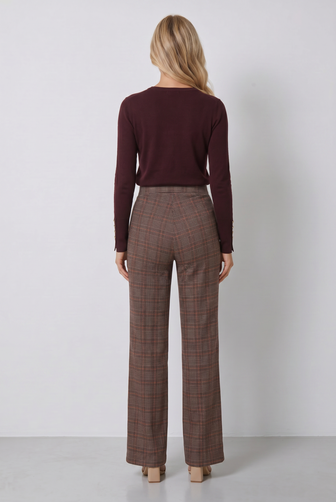 Star Pants | Burgundy