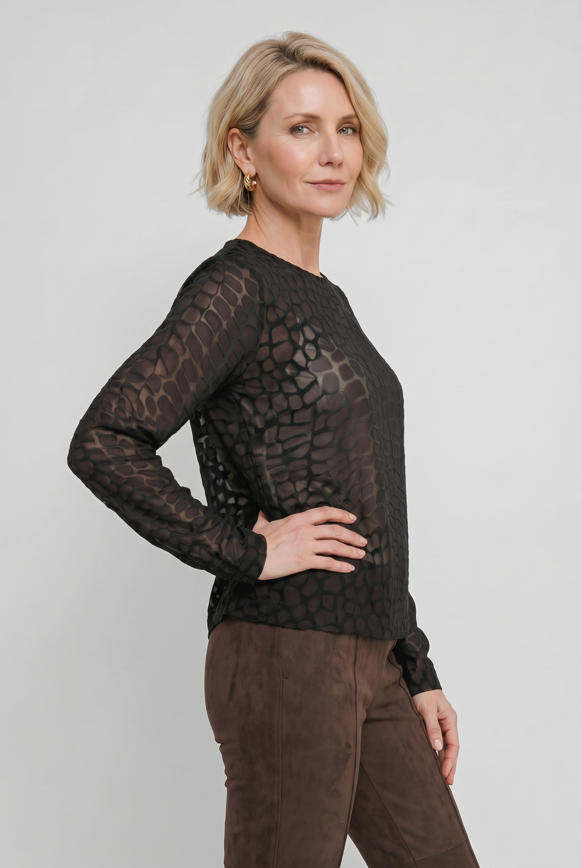 Ivy Top | Brown