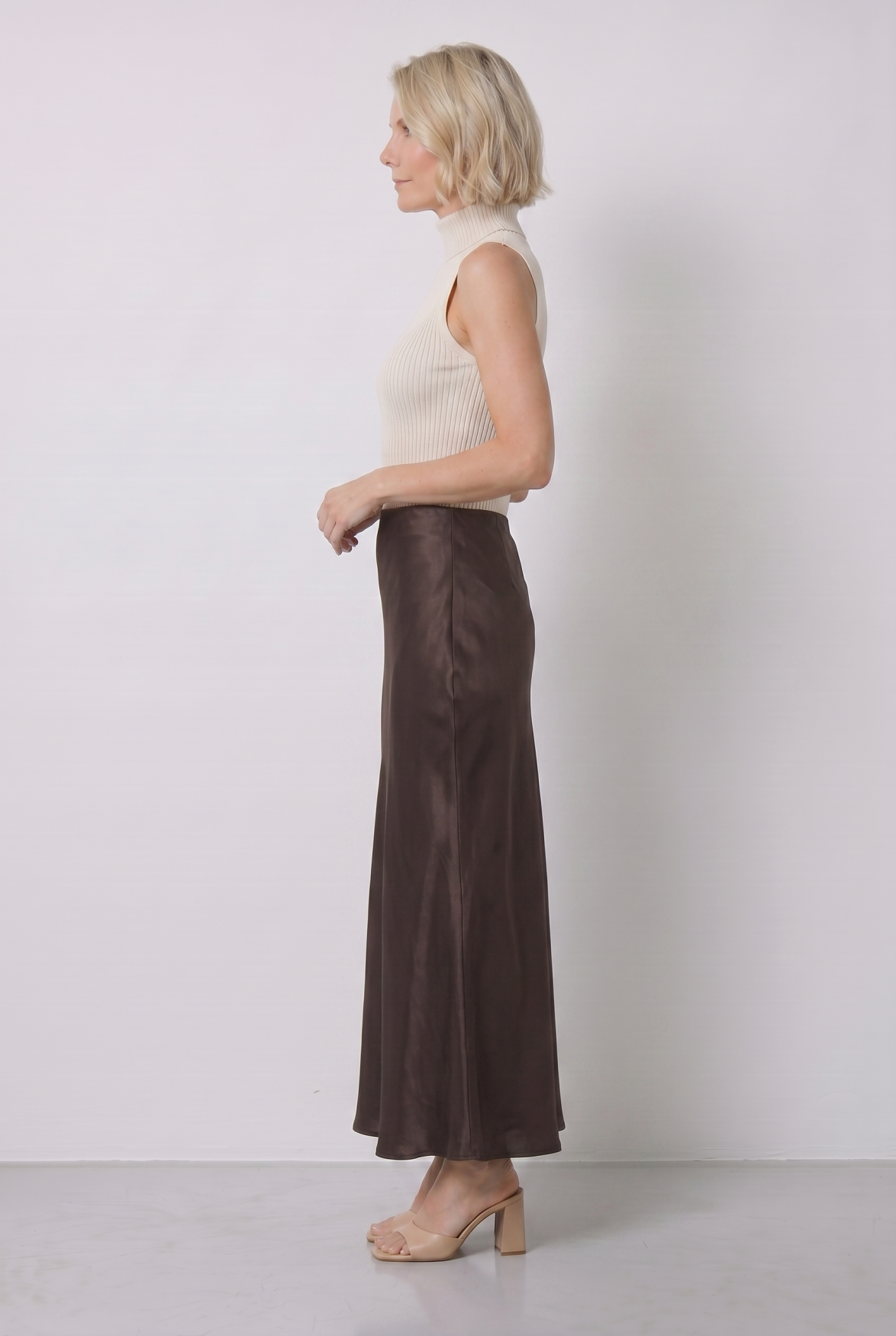 Swing Skirt | Brown