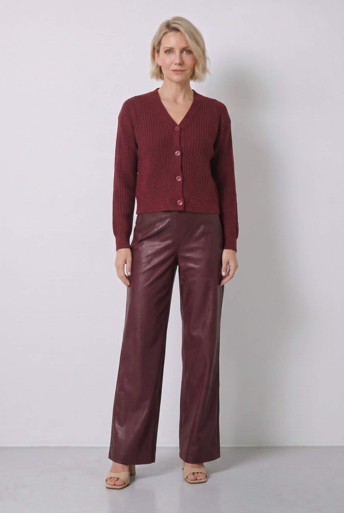 Olivia Pants | Burgundy