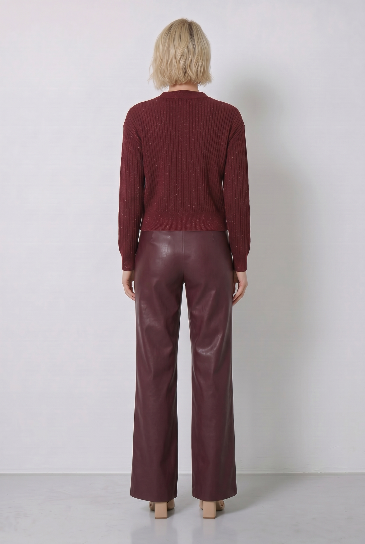 Olivia Pants | Burgundy