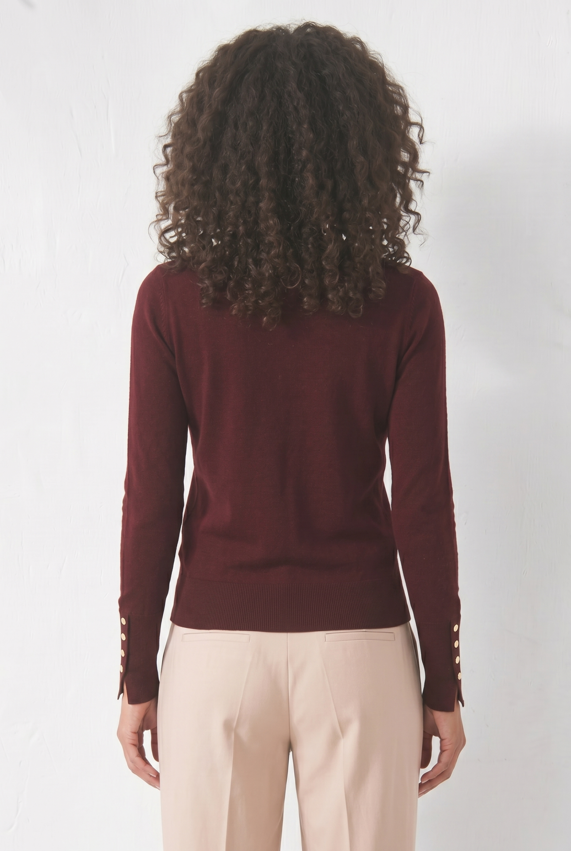 Belle Top | Burgundy