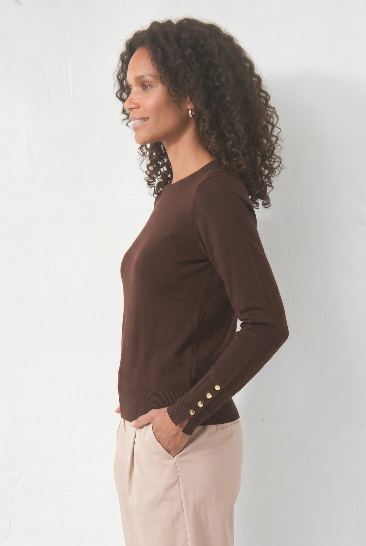 Belle Top | Brown