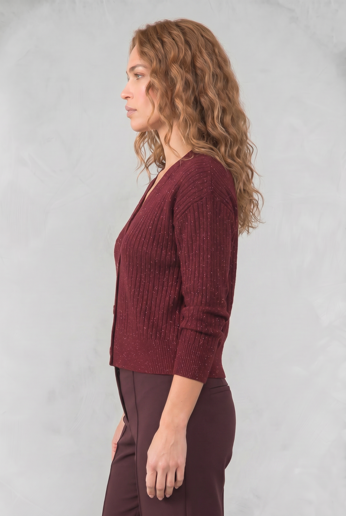 Rosie Cardigan | Burgundy