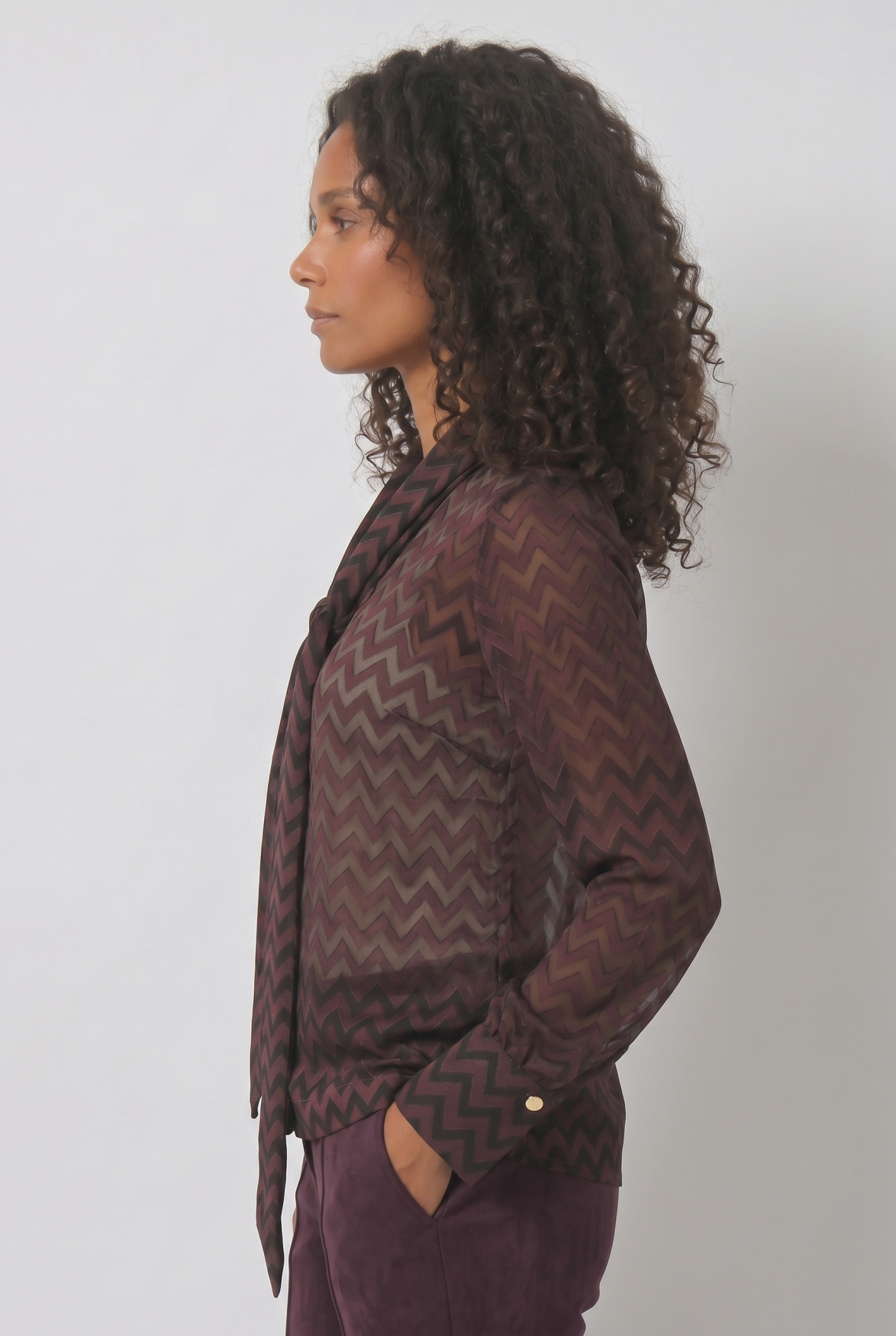 Angel Blouse | Burgundy